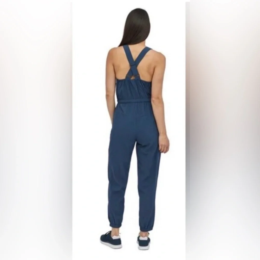 Patagonia Fleetwith Belted Jumpsuit | Tidepool Blue | Large - Picture 3 of 9